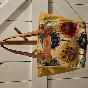 Fossil Keyper Shopper Tote Shoulder Bag Purse